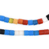 Vintage Multicolor Nigerian Cylindrical Glass Beads