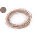 0.8mm Natural Round Leather Cord (15ft) - The Bead Chest