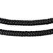 Black Resin Snake Beads (7mm) - The Bead Chest