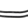 Charcoal Interlocking Non-Magnetic Hematite Snake Beads (4mm)