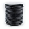2.0mm Black Round Leather Cord (75ft)
