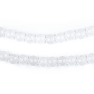 Round White Jade Beads (6mm)