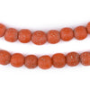 Papaya Orange Ancient Style Java Glass Beads (9mm)