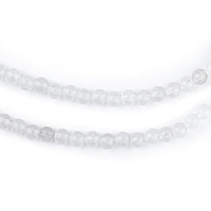Round White Jade Beads (4mm)