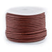 1.5mm Brown Round Leather Cord (75ft) - The Bead Chest