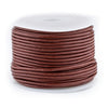 1.5mm Brown Round Leather Cord (75ft)