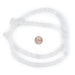 Matte Round White Jade Beads (10mm) - The Bead Chest