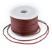 1.5mm Brown Round Leather Cord (75ft) - The Bead Chest
