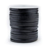 3.0mm Black Flat Leather Cord (75ft)