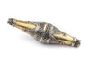 Elongated Afghan Tribal Brass Bead (54x15mm)