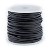 1.5mm Black Flat Leather Cord (75ft)