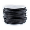 2.0mm Black Flat Leather Cord (75ft)