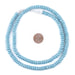 Baby Blue Java Glass Donut Beads (6mm) - The Bead Chest