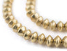Ethiopian Brass Saucer Beads (8mm) - The Bead Chest