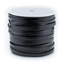 5.0mm Black Flat Leather Cord (75ft) - The Bead Chest