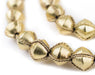 Ethiopian Wired Brass Bicone Beads (15mm) - The Bead Chest