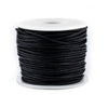 0.8mm Black Round Leather Cord (75ft)