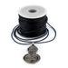 0.8mm Black Round Leather Cord (75ft) - The Bead Chest