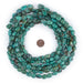 Dark Aqua Turquoise Oval Beads (15x8mm) - The Bead Chest