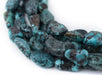 Dark Blue Turquoise Nugget Beads (17x8mm) - The Bead Chest