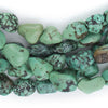 Green Turquoise Nugget Beads (13x8mm)