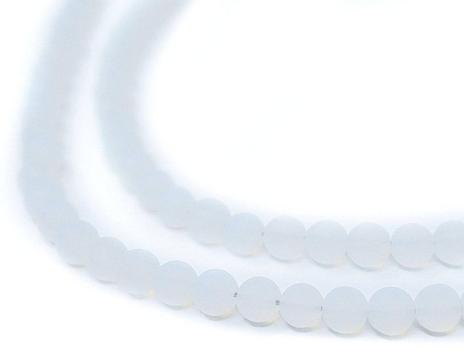 Matte Round Moonstone Opalite Beads (6mm) - The Bead Chest