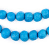 Turquoise Moroccan Pottery Beads (Round)