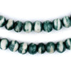 Green Rustic Bone Mala Beads (10mm)