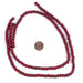 Red Round Natural Wood Beads (6mm) - The Bead Chest