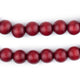 Red Round Natural Wood Beads (10mm)