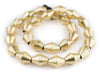 Brass Mali Bicone Beads (22x16mm) - The Bead Chest