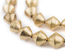 Brass Mali Bicone Beads (15mm) - The Bead Chest