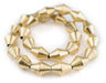Jumbo Brass Mali Bicone Beads (26x20mm) - The Bead Chest