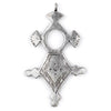 Amgala Silver Moroccan Tuareg Cross Pendant (44x76mm)