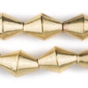 Jumbo Brass Mali Bicone Beads (26x20mm)