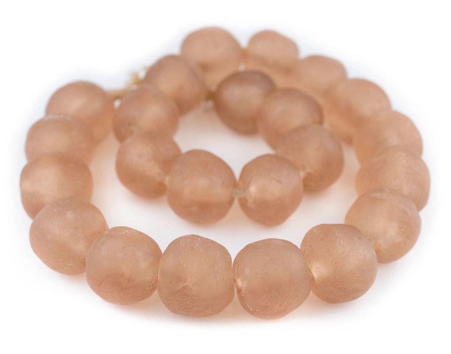 Super Jumbo Rose Recycled Glass Beads (32mm) - The Bead Chest