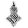 Awash Silver Ethiopian Coptic Cross Pendant (40x65mm)