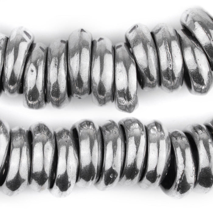 Aluminum Mursi Ring Beads (20mm) - The Bead Chest