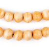 Orange Rustic Bone Beads (14mm)