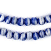 Blue Rustic Bone Mala Beads (10mm)