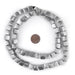 Mursi-Style Aluminum Cube Beads (10mm) - The Bead Chest