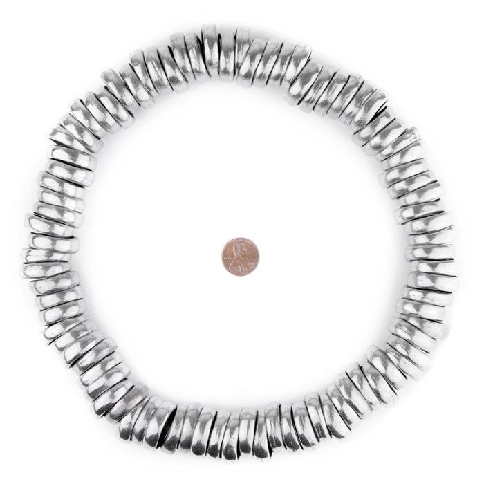 Aluminum Mursi Ring Beads (24mm) - The Bead Chest