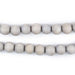 Light Grey Round Natural Wood Beads (8mm) - The Bead Chest