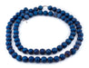 Blue Round Druzy Agate Beads (10mm) - The Bead Chest
