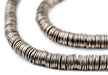 Silver Flat Disk Heishi Beads (6mm) - The Bead Chest