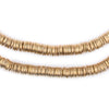 Gold Flat Disk Heishi Beads (6mm)