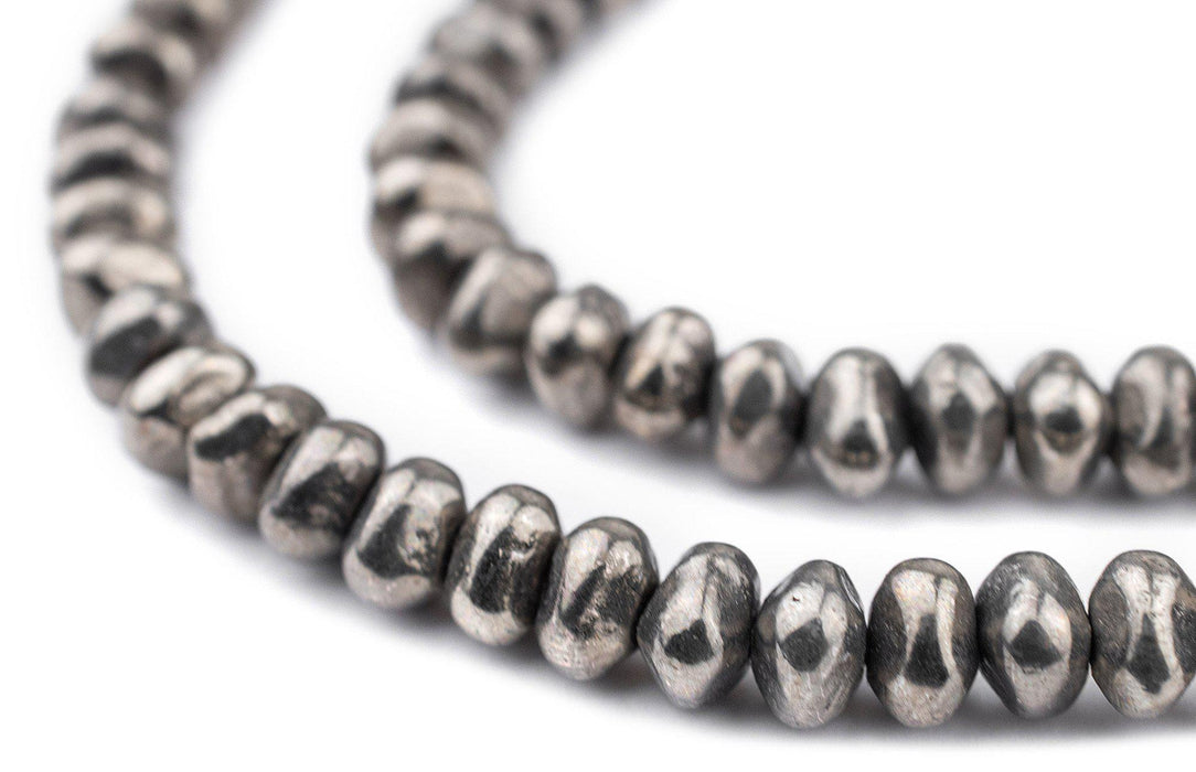 Silver Nugget Beads (5x7mm) - The Bead Chest