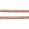 Copper Beveled Barrel Beads (7x5mm)