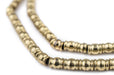 Brass Beveled Barrel Beads - The Bead Chest