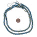 Aqua Round Druzy Agate Beads (6mm) - The Bead Chest